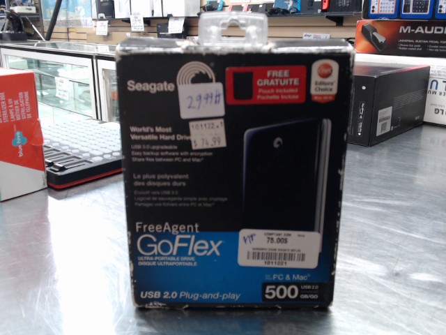 Harddrive 500gb seagate goflex