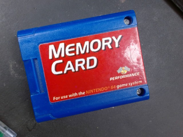 Memory card nintendo 64