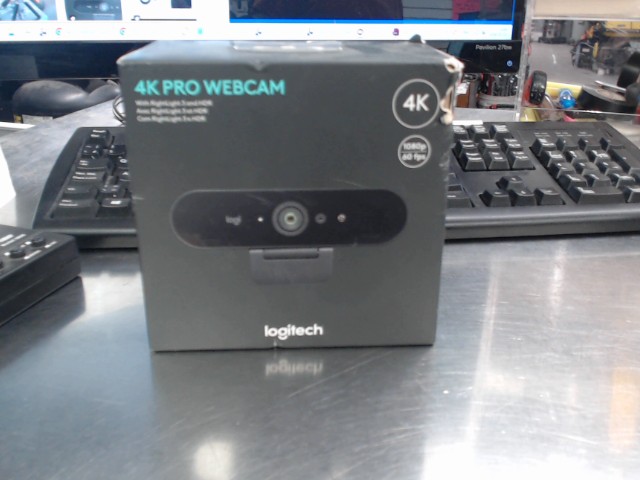 Webcam 4k pro logitech new in box