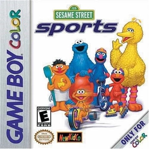 Jeu gameboy color sesame street sports