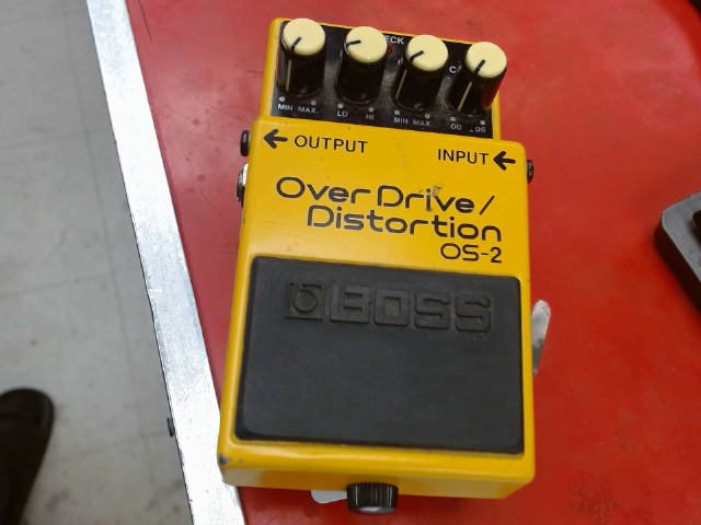 Pedale overdrive distortion