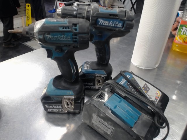 Kit drill + impact + batt + bo