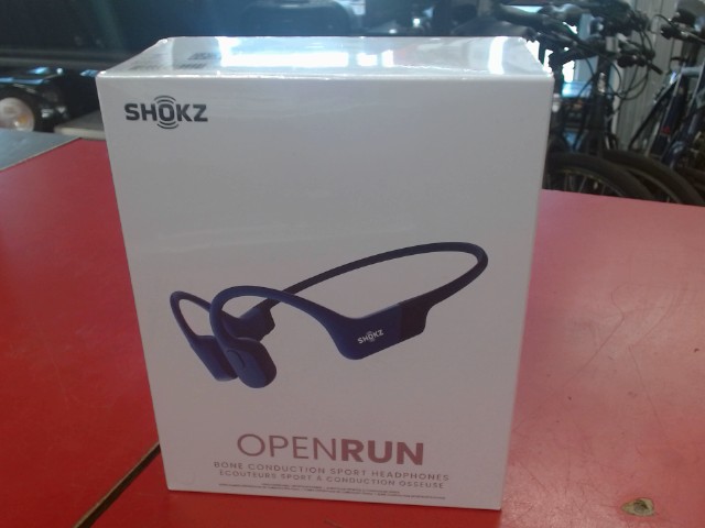 Ecouteur bleu bluetooth