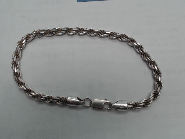 Bracelet argent torasade