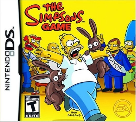 The simpsons game ds