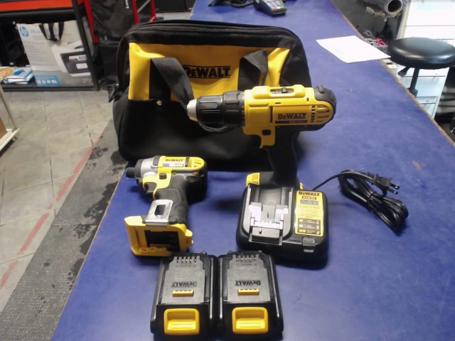 Ensemble perceuse/visseuse 2 piles +char