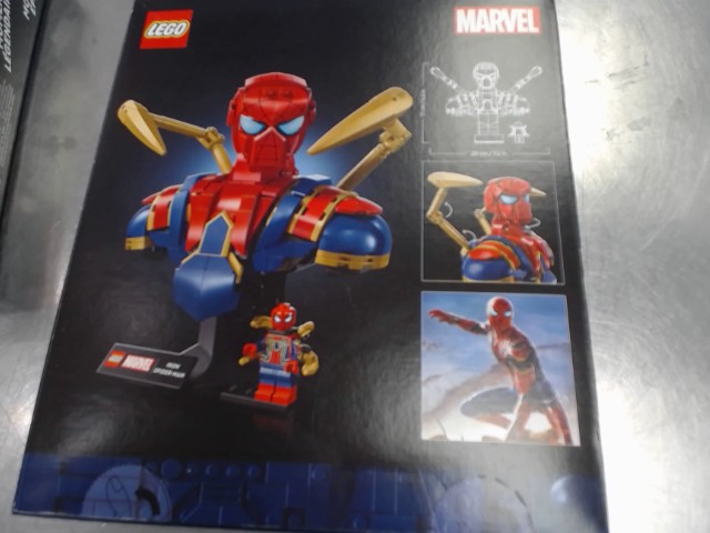 Iron spider-man bust