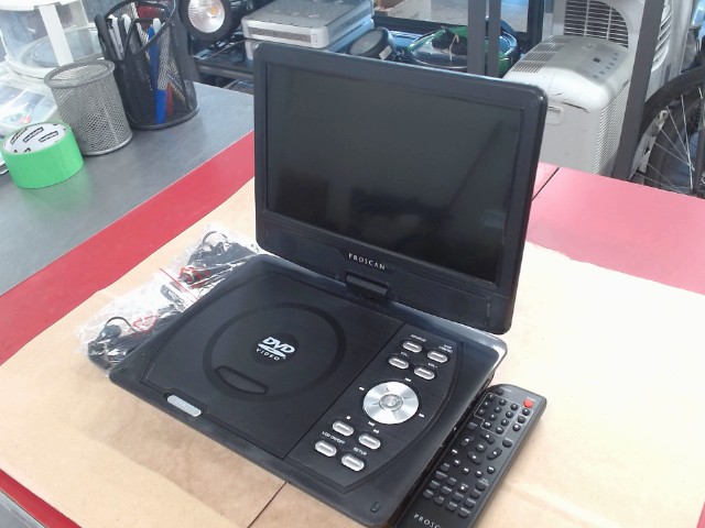 Lecteur dvd portatif+tc+fil