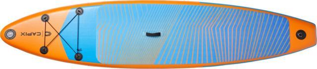 Paddle board dans sac orange