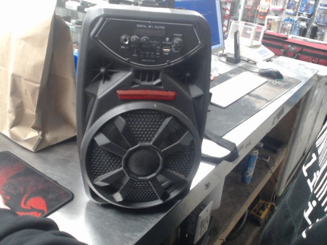 Speaker karaoke tailgate party noir