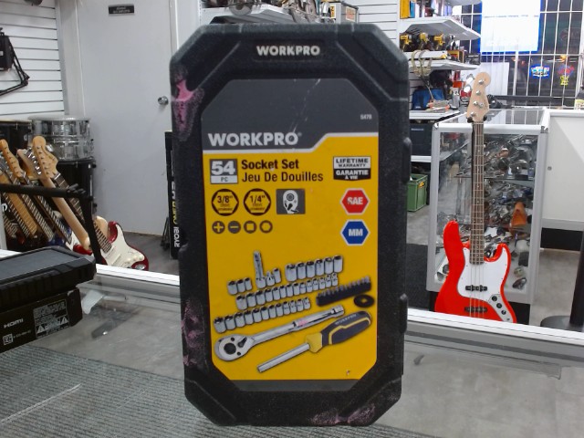 54pc socket set workpro