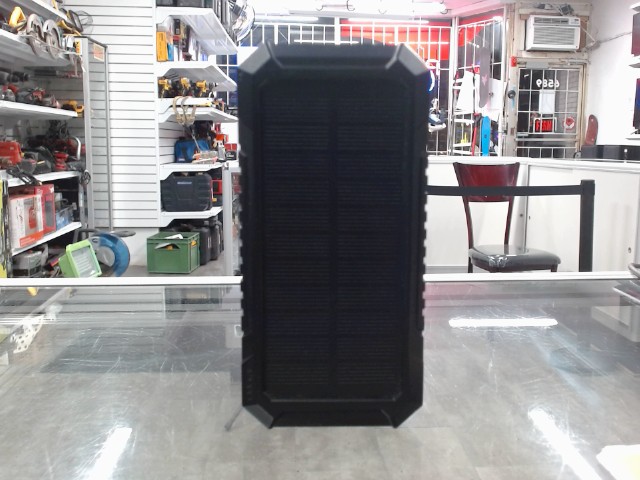 Solar  charger power bank black