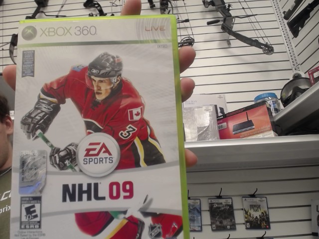 Jeux xbox 360 nhl 09
