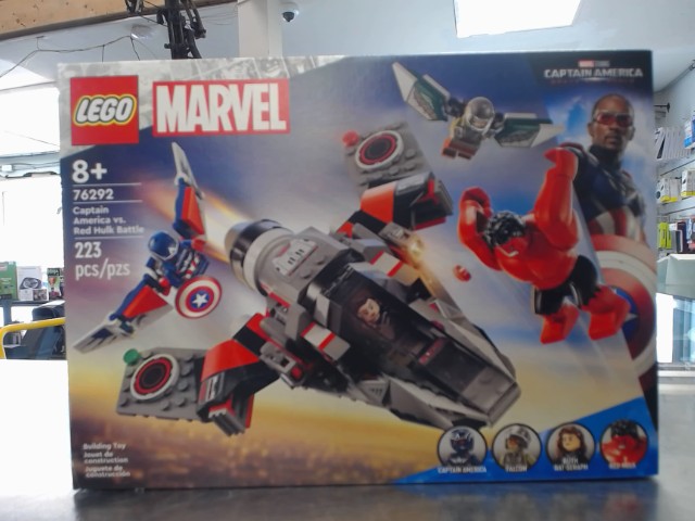 Lego captain america vs red hulk battle