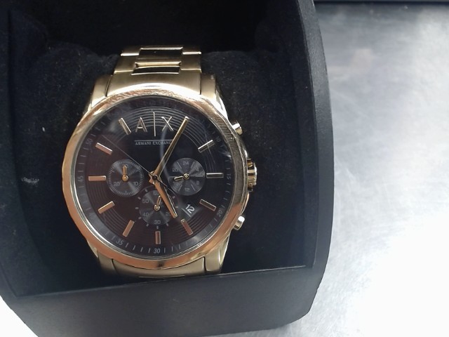 Montre doree avec boite