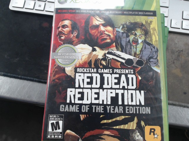 Red dead redeption game of the year