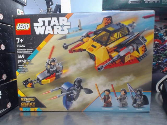 The force burner snowspeeder lego