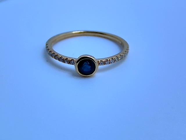 BAGUE EN OR 14KT AVEC DIAMANTS