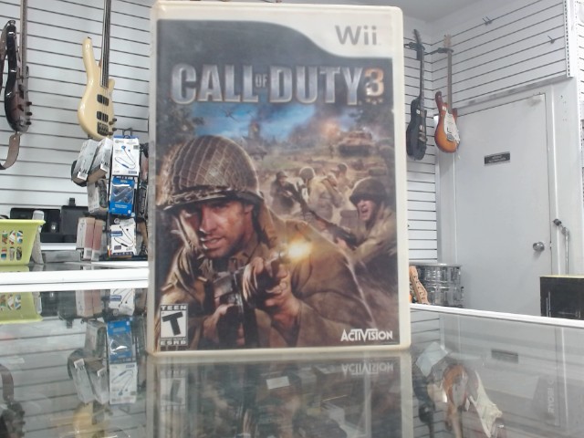 Wii call of duty 3