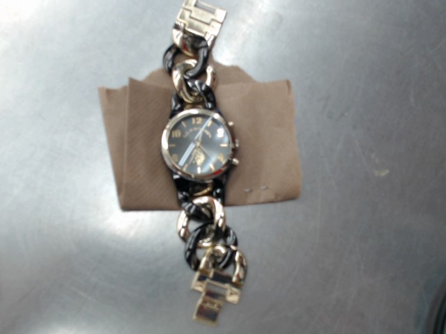 Montre pour femme style chaine jaune nou