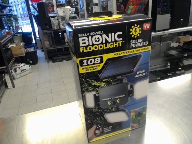 Lumiere a nergie solaire dans boite