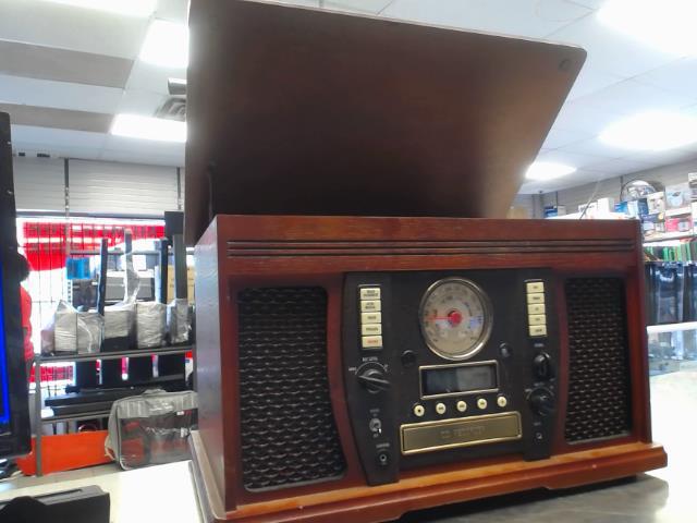 Record turntable/cdplayer wooden