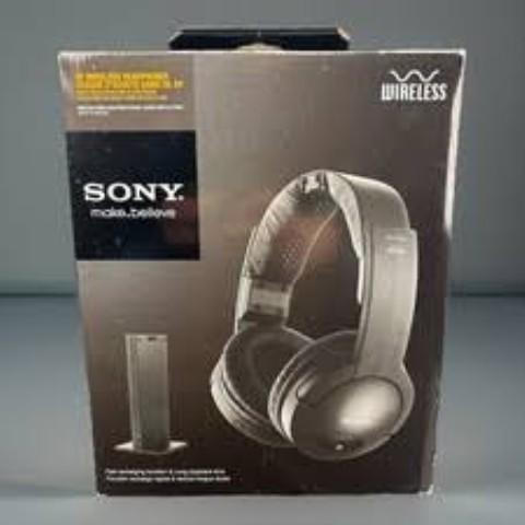 Sony over-ear headphones mdr in box