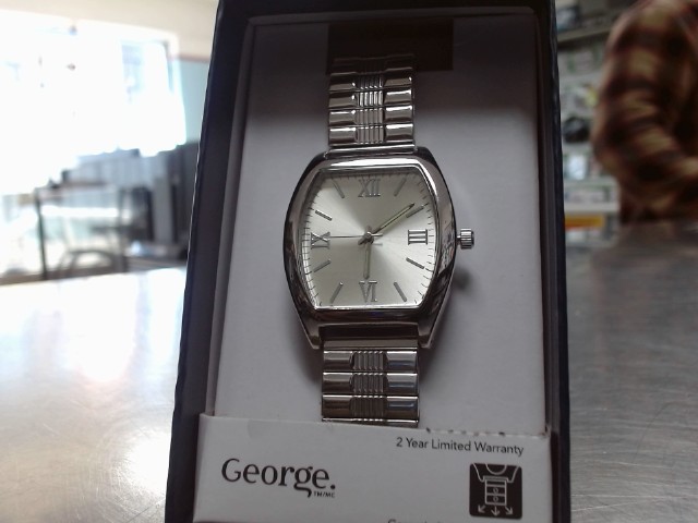 Montre goerge full silver fond silver