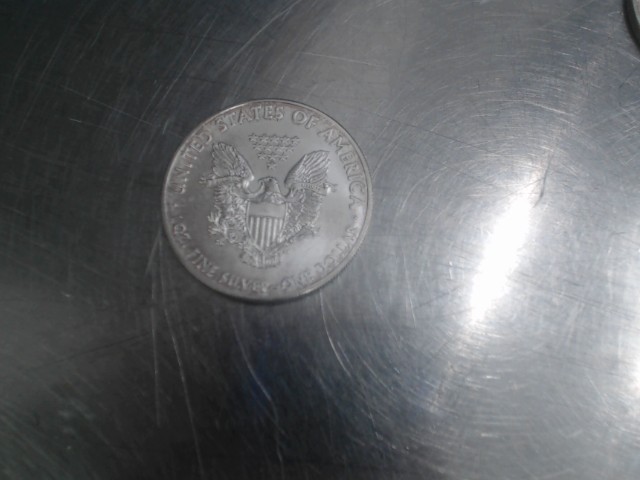 1oz silver eagle coin