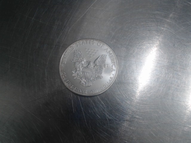 1oz silver eagle coin