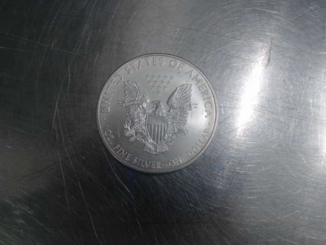 1oz silver eagle coin