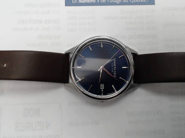 Montre kenneth cole bracelet cuir