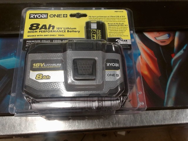 Batterie ryobi 8ah 18v