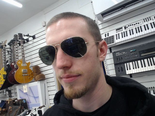 Montre aviator ray ban lu205