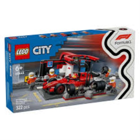 Lego city: f1 pit stop + char ferrari