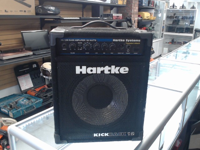 Bass amp 12'' hartke + bass amplifier