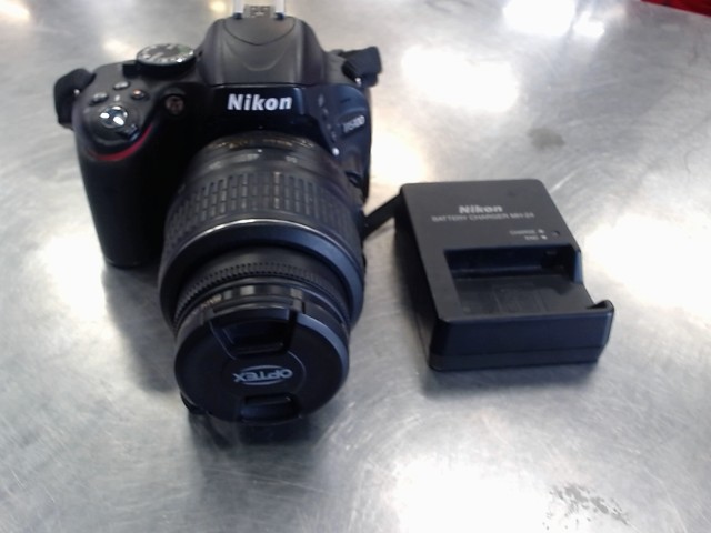 Camera d5100 +charge+bat+lentille