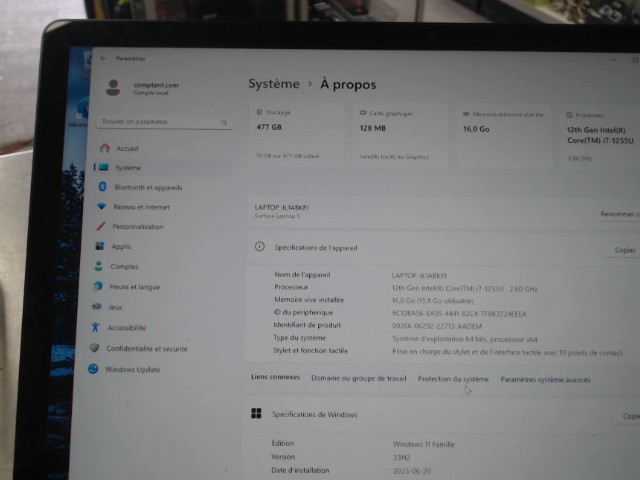 I7/16gbram/12cpu/win11/mdp:040707
