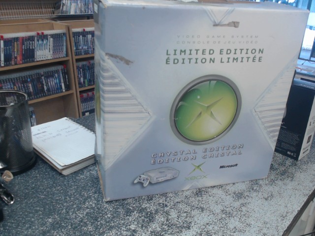 Xbox system crystal edition avec boite