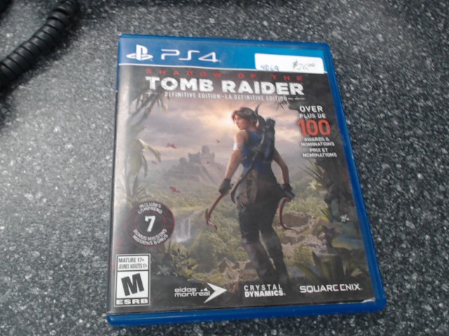 Shadow of the tomb raider ps4