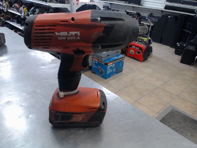 Impact wrench + batt 4.0 ah