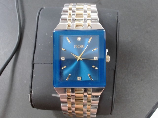 Montre stainless bleu