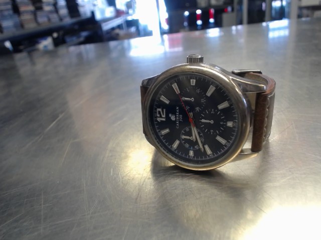 Montre homme bracelet en cuir