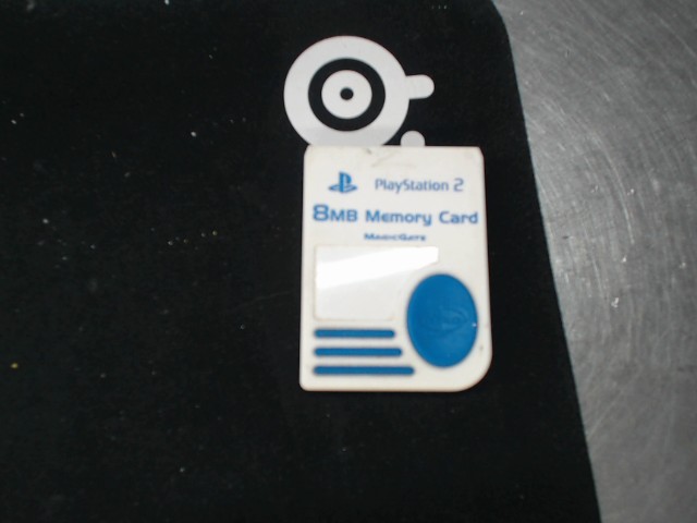8mb memory card playstation 2 blanche