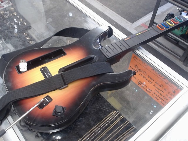 Guitar de guitare hero pour wii