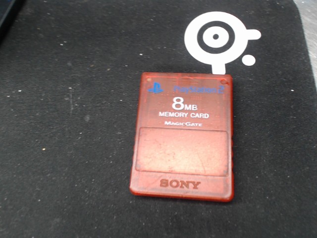 8mb memory card playstation 2 rouge