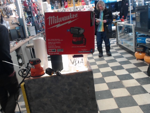 Control search light remotely connected