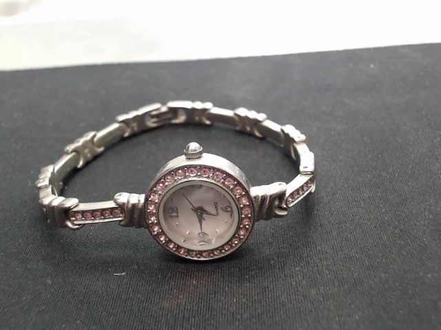 Montre pierre rose stainless