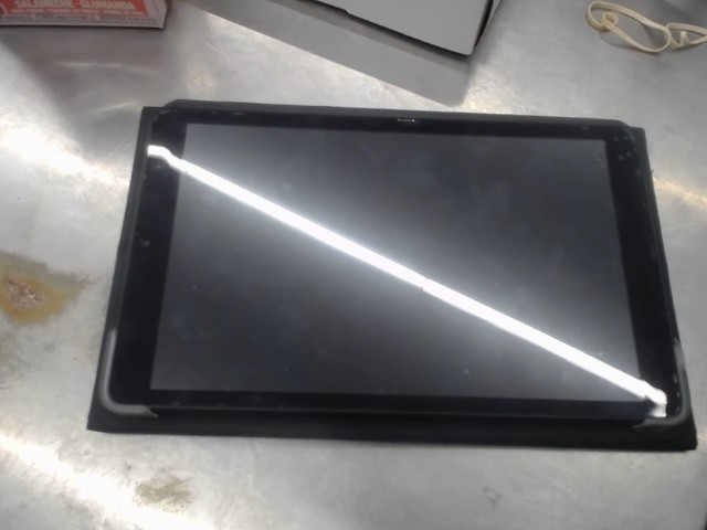 Tablette android noir avec case fold