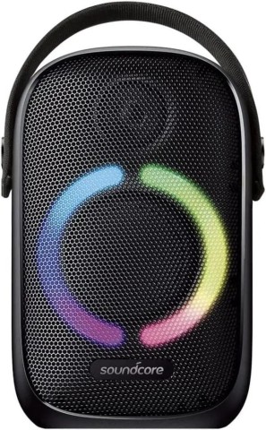 Speaker bluetooth led portable noir
